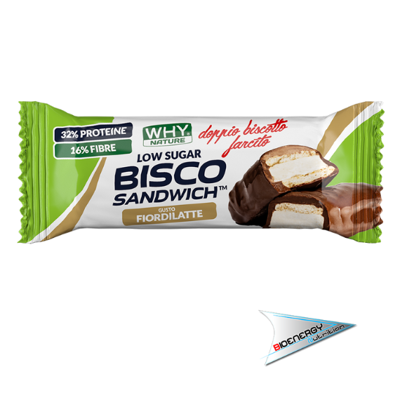 Why-BISCO SANDWICH (Conf. 21 biscotti da 45 gr)   Fiordilatte  